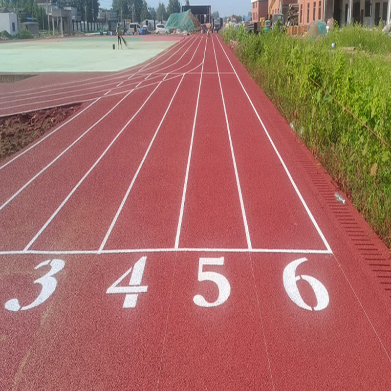 陕西全塑型塑胶跑道材料的优势特点！【德朝体育】