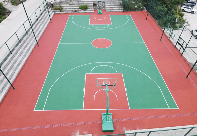 EPDM塑胶篮球场