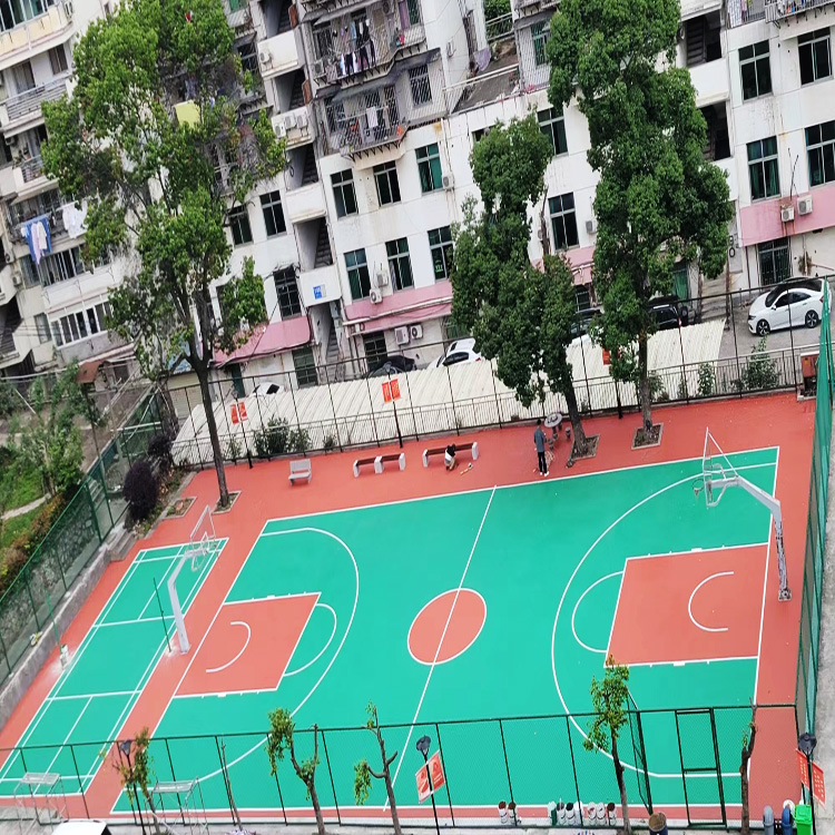 做福建硅PU球场材料基础有什么要求？【德朝体育】