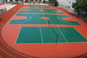 北京学校硅PU球场材料厂家直销【德朝体育】