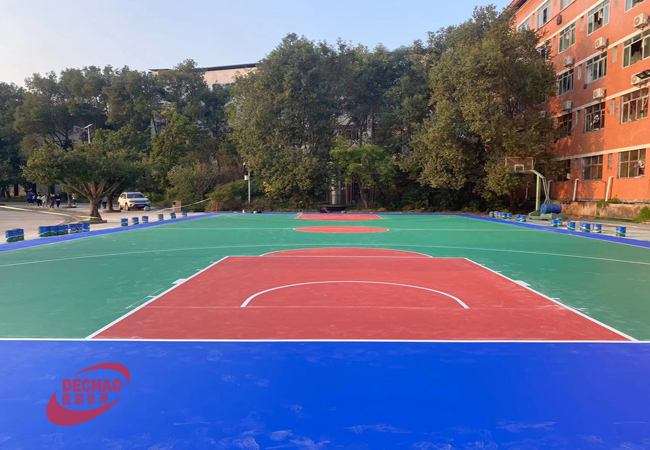 广东硅PU篮球场