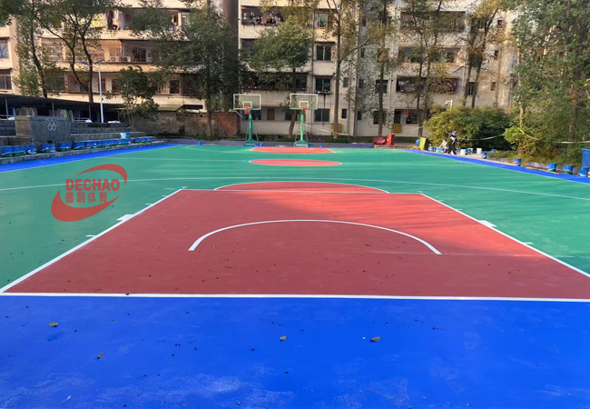 广东硅pu篮球场