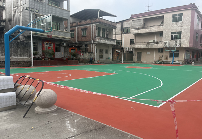 丙烯酸篮球场