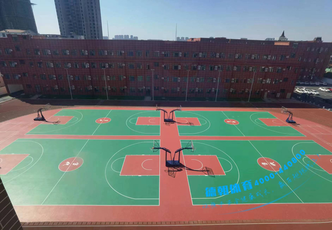 福建学校硅PU球场施工