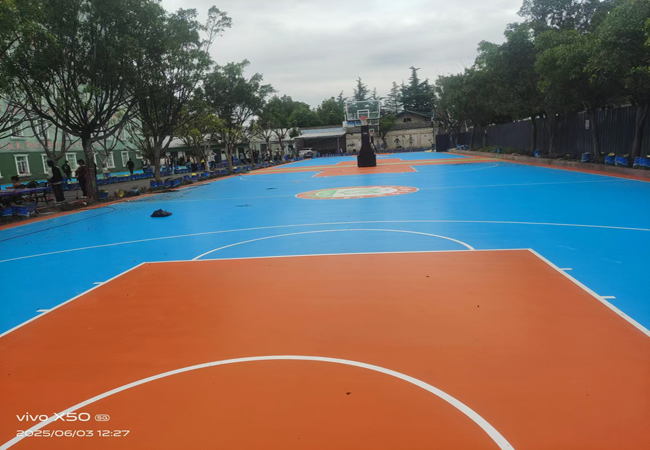 四川硅PU篮球场