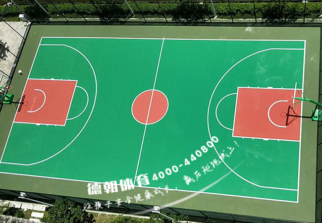 广东汕头丙烯酸篮球场