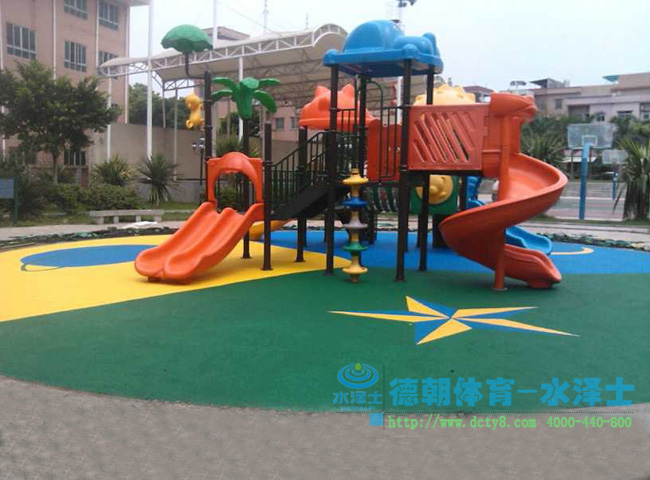 东莞东坑小公园EPDM场地顺利完工