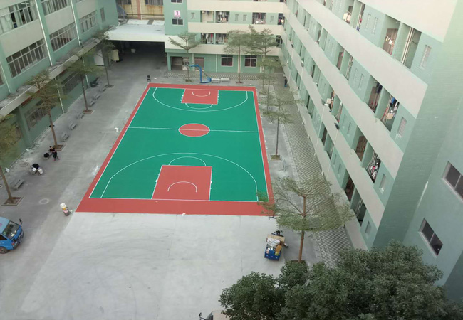 广东塑胶篮球场厂家为您分析塑胶篮球场类型有哪几种？