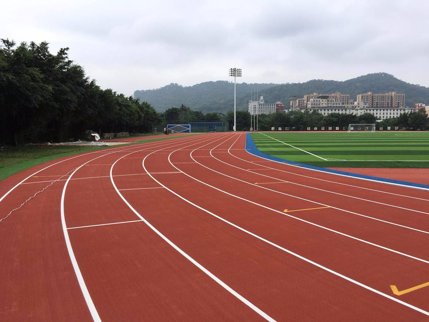 黑龙江塑胶跑道多少钱一平？黑龙江塑胶跑道价格【德朝体育】