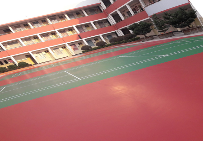 学校室内硅PU球场施工时要注意的事项!